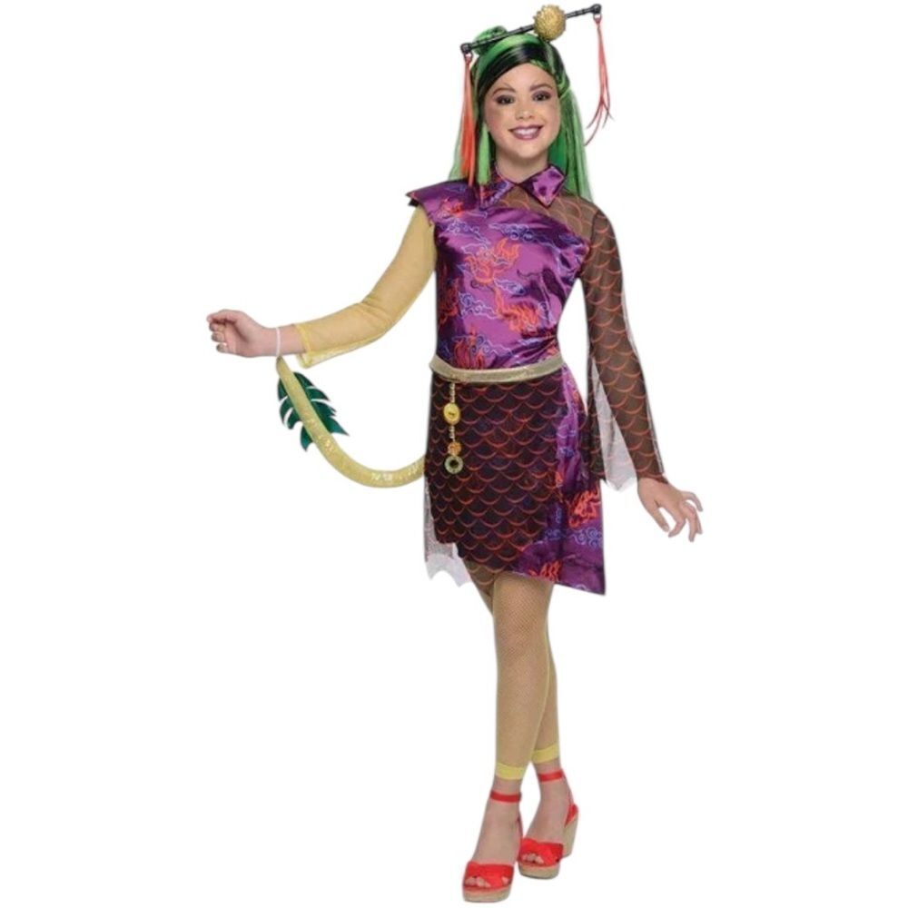 🐉 Monster High Jinafire Long Costume – Girls Dragon Dress Size Medium